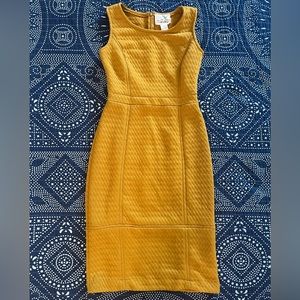 Anthropologie Tabitha Yellow Bodycon Dress